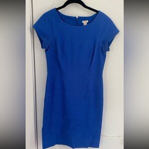 J. Crew Blue Sheath Dress for Work